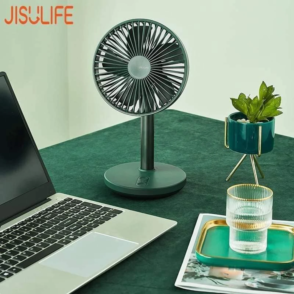 JISULIFE FA13P Oscillating Extendable Desk Fan 8000mAh