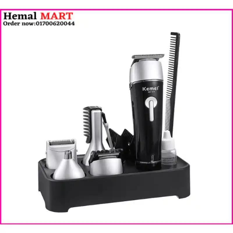 Kemei KM-1015 (10 In 1) Electric Washable Hair Clipper
