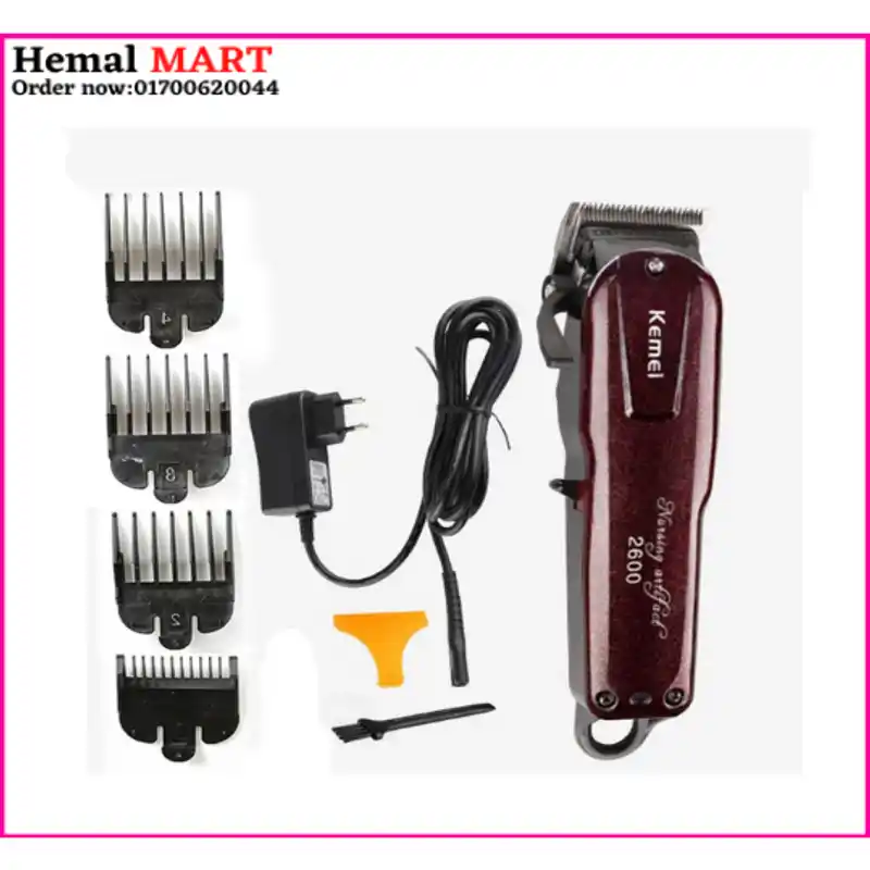 Kemei KM-2600 Professional ACDC Cordless Electric Hair