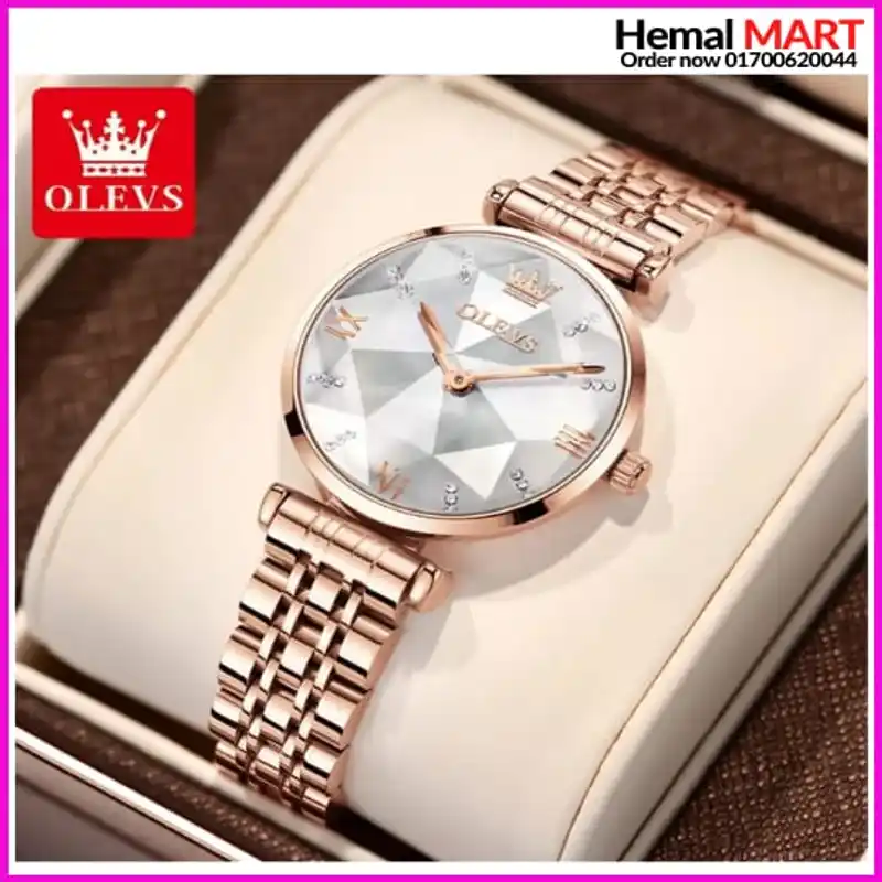 OLEVS New Fashion Women Quartz Watch Waterproof Classic Luxury Brand Lady Watch Stainless Steel Strap Watches