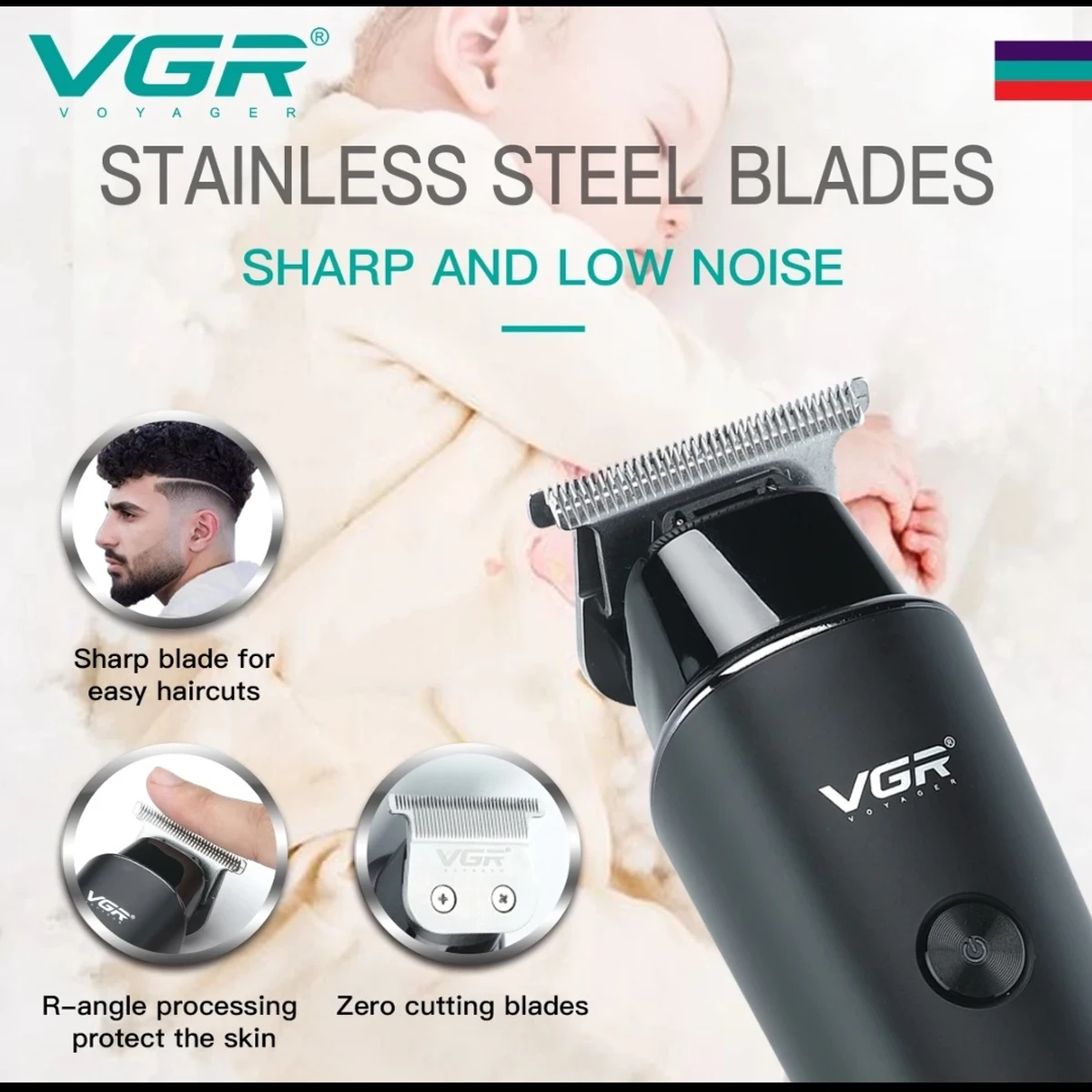 VGR V937 Professional Rechargeable Hair Trimmer