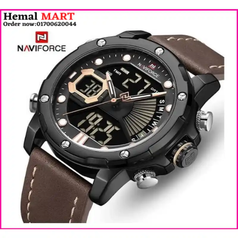 Naviforce 9172 Nitro Men Leather Watch