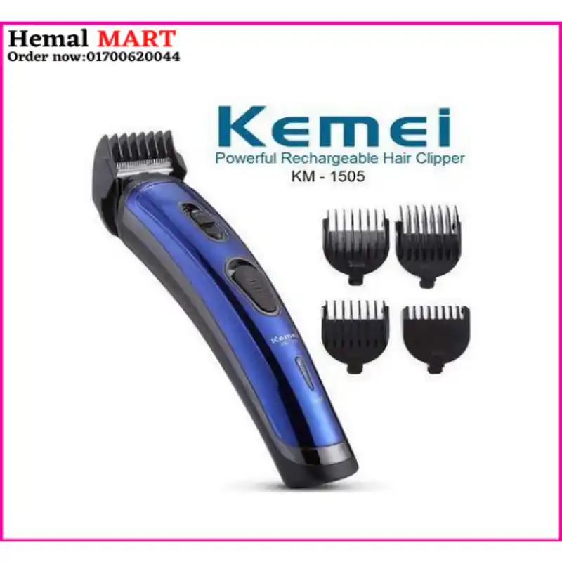 Kemei KM-1505 Powerful Rechargeable Hair Clipper