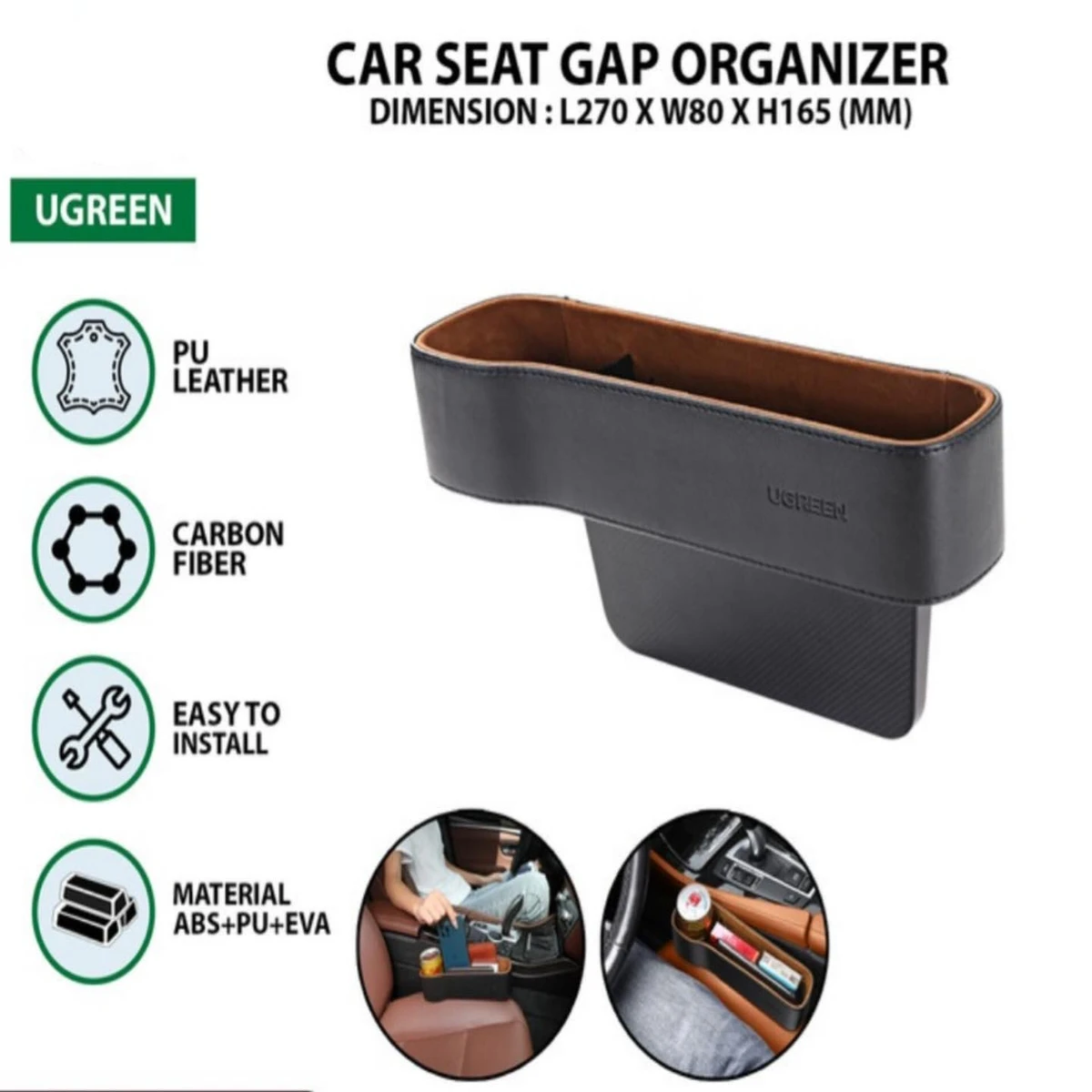 Ugreen car seat gap organiser