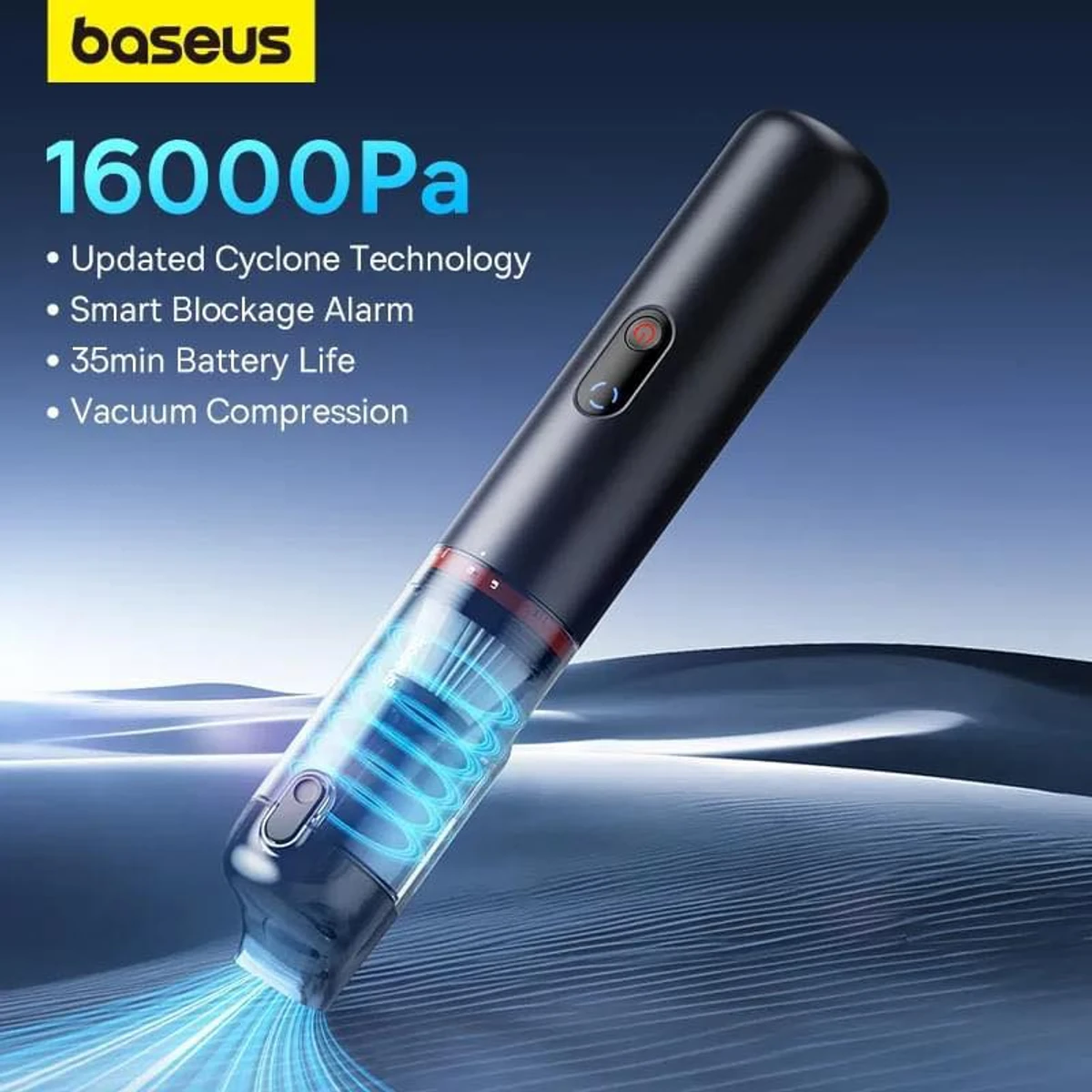 Baseus A5 ( upgraded version ) 16000Pa Powerful Car Vacuum Cleaner