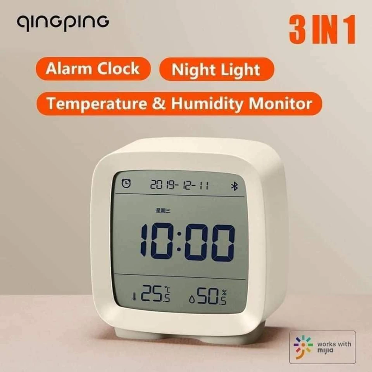 Adjustable Nightlight Alarm Clock