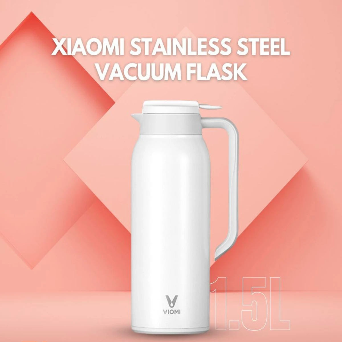 Xiaomi VIOMI 1.5L Thermo Mug Stainless Steel Vacuum Flask 24 Hours