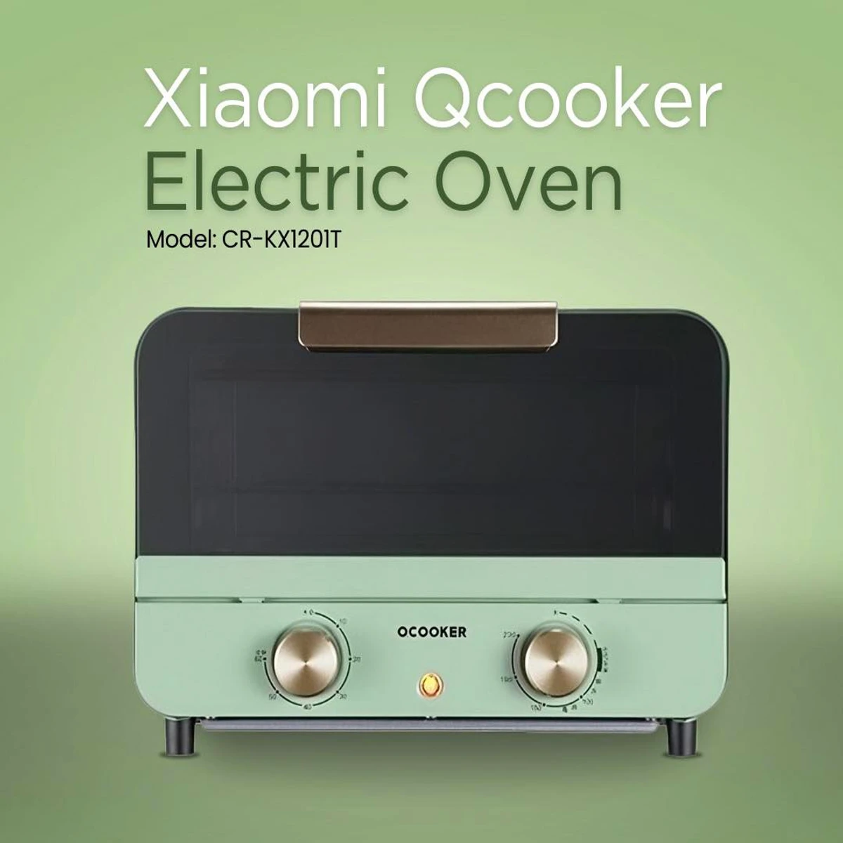 Xiaomi CR-KX1201T Qcooker Electric Oven - 750W - 12Litre – Green