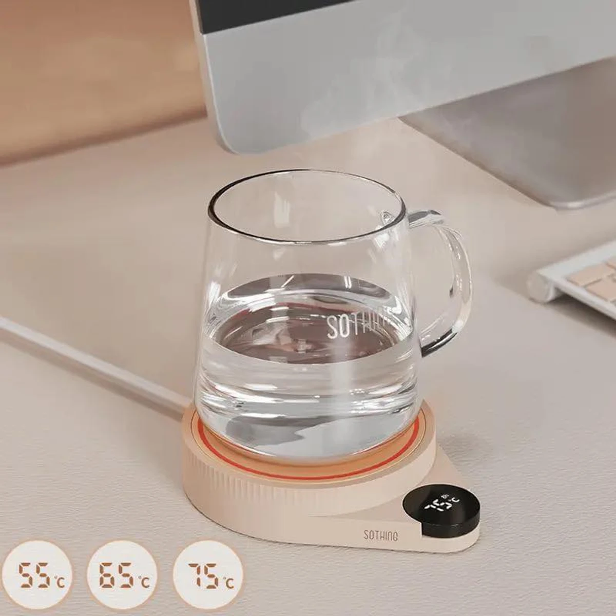 Xiaomi Sothing Adjustable Digital Display Electric heating coaster