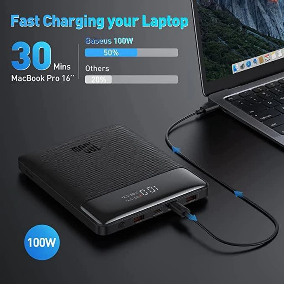 Fast charging laptop